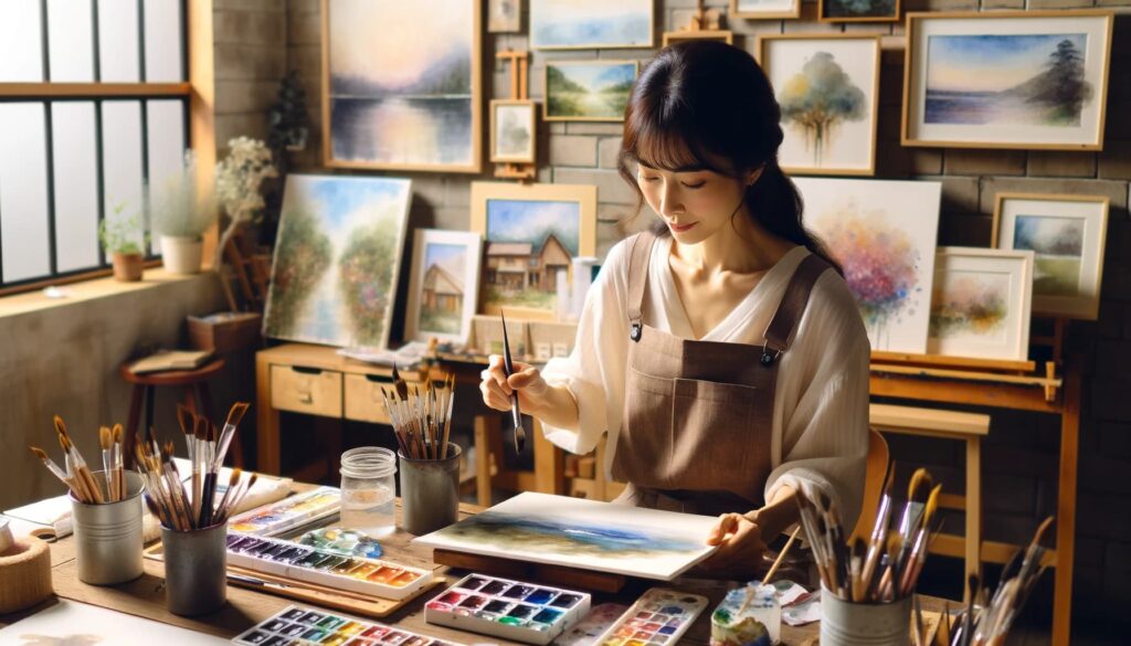 水彩画インストラクターとは?